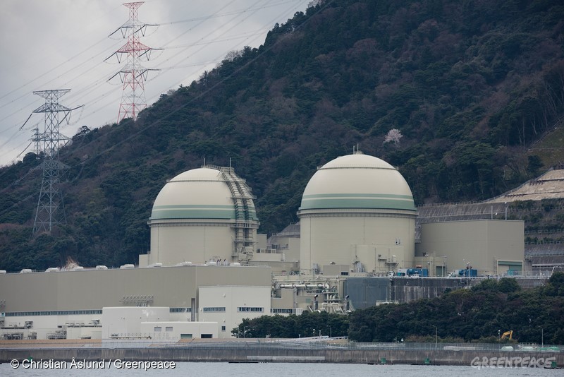 2017/12/1 グリーンピース声明「高浜、川内原発を止めない正当性あるか」ーー神戸製鋼製品調査で原発再稼動遅れ