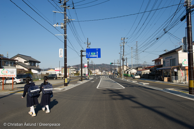 福島県内で（2011年4月）