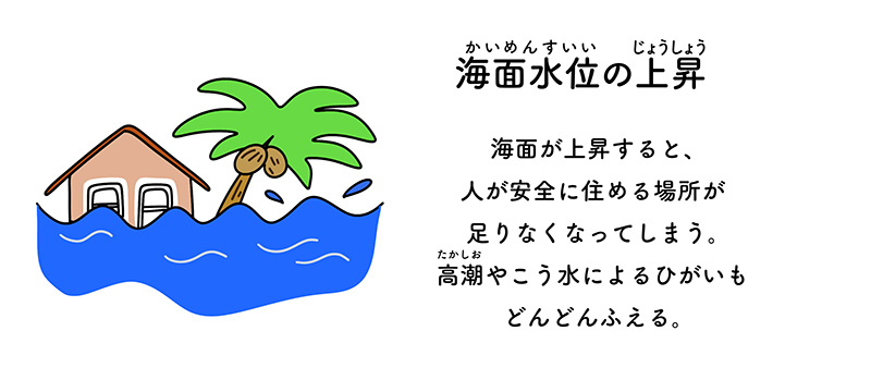 温暖化すると何が起きる？ 海面水位の上昇