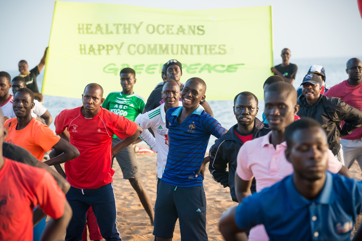 World Oceans Day 'Flash Mob' in Dakar. © Clément  Tardif
