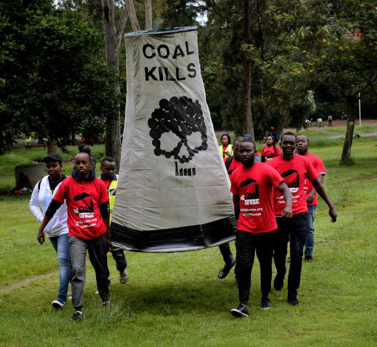 Anti-Coal March in Nairobi. © Paul Basweti / Greenpeace