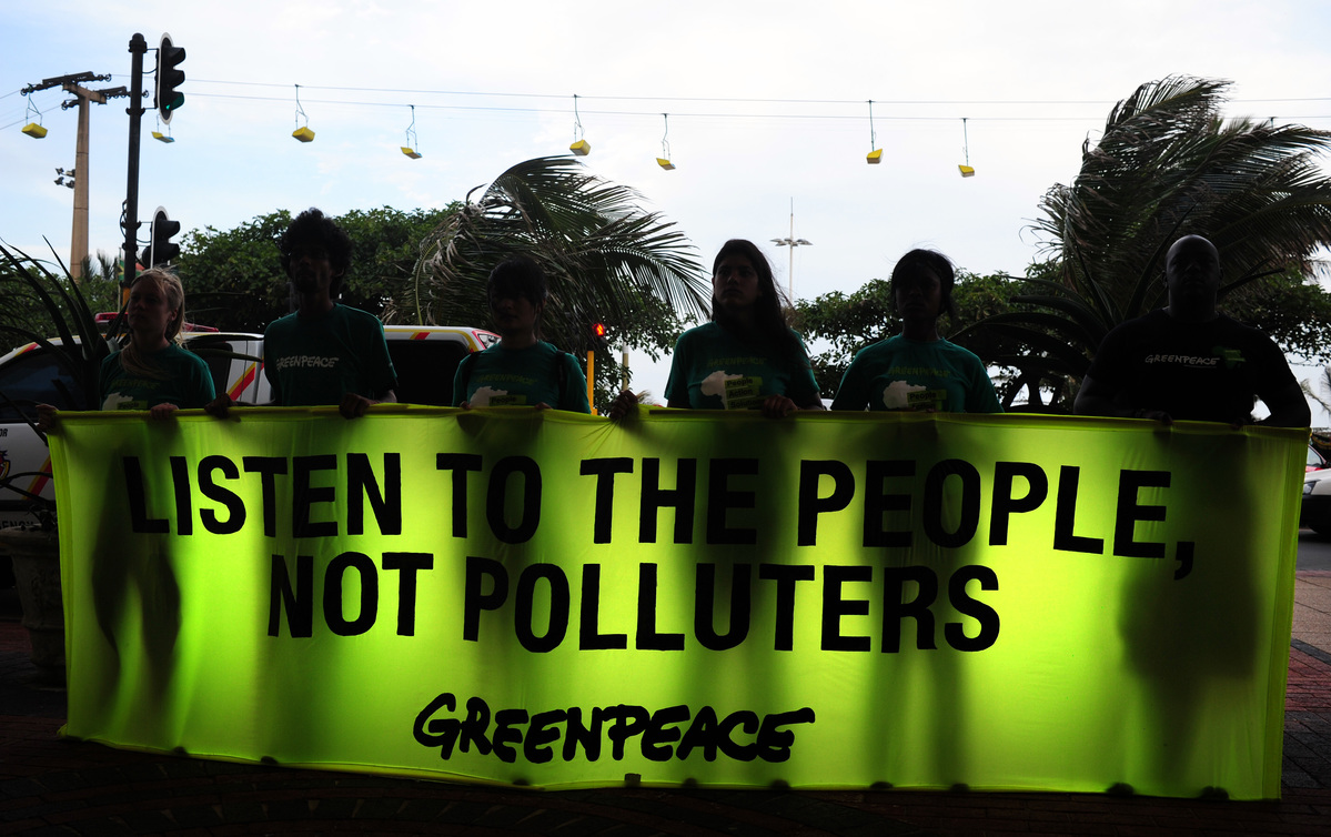 Global Business Day Conference in Durban. © Shayne Robinson / Greenpeace