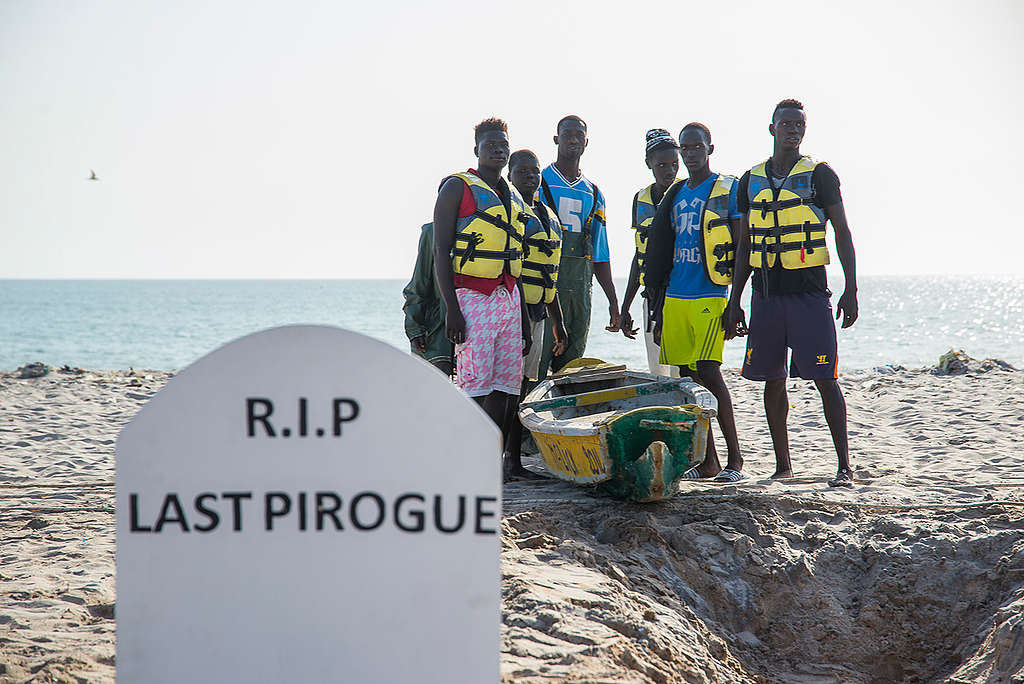 'Fish Fairly' Global Week of Action in Senegal. © Guillaume Bassinet / Greenpeace