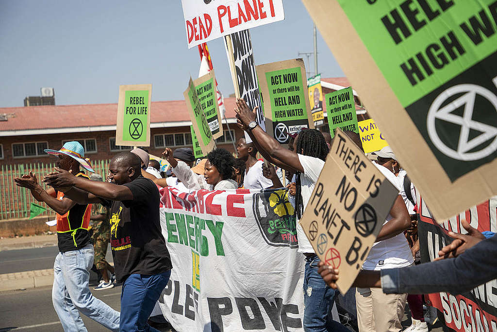 Global Climate Strike in Johannesburg, South Africa. © Shayne Robinson / Greenpeace