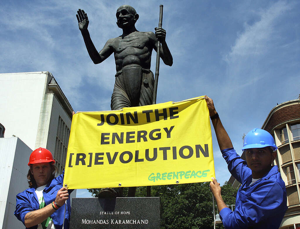 Climate Global Day of Action in Pietermaritzburg. © Greenpeace / Juda Ngwenya