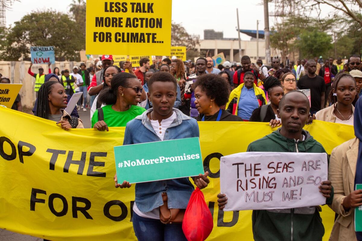 Climate Summit People's March in Nairobi. © Greenpeace