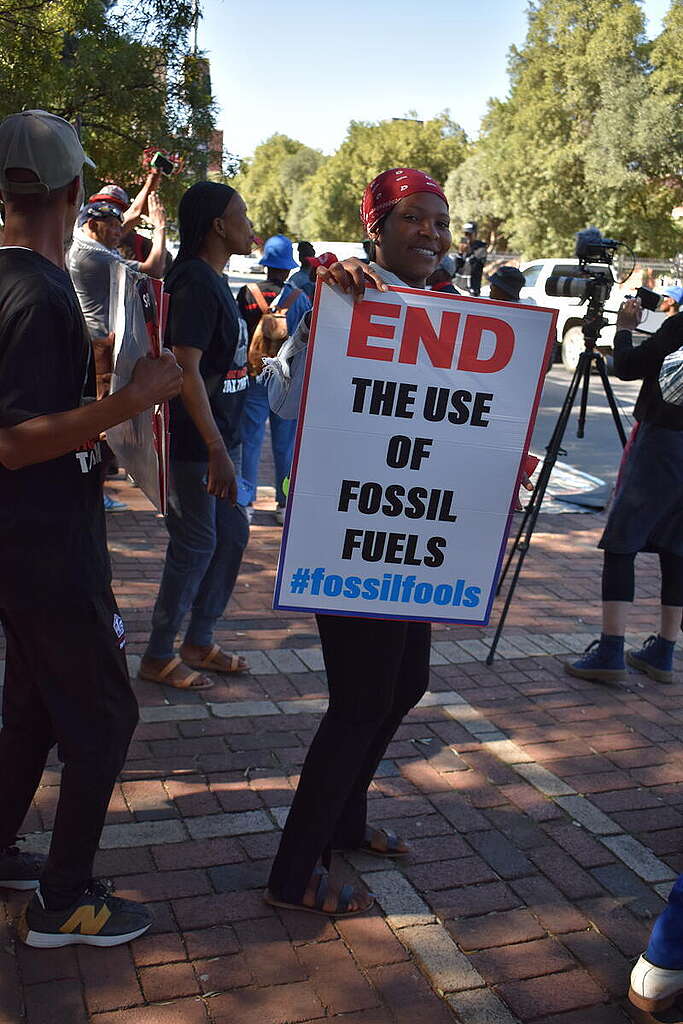 Shell Review Appeal in South Africa. © Natanya Harrington / Greenpeace