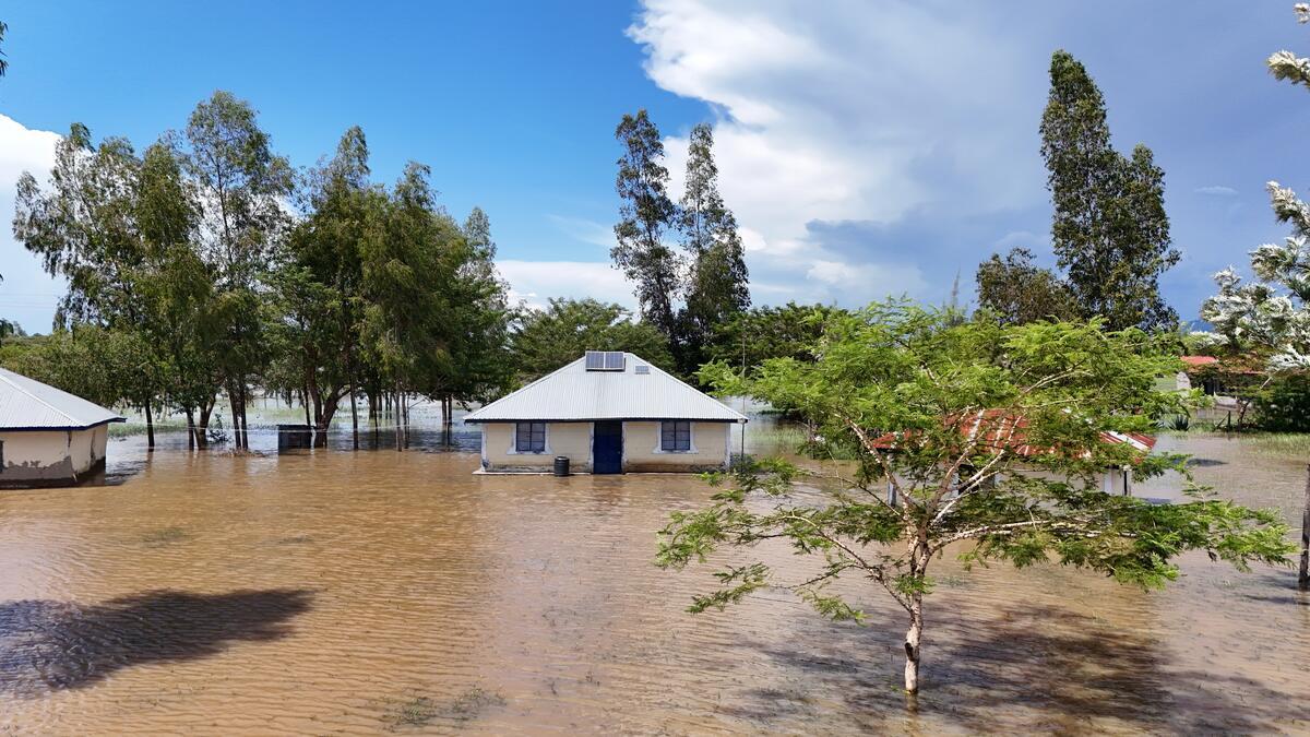 Floods in Homa Bay County in Kenya. © Caleb Mbuvi / Greenpeace
