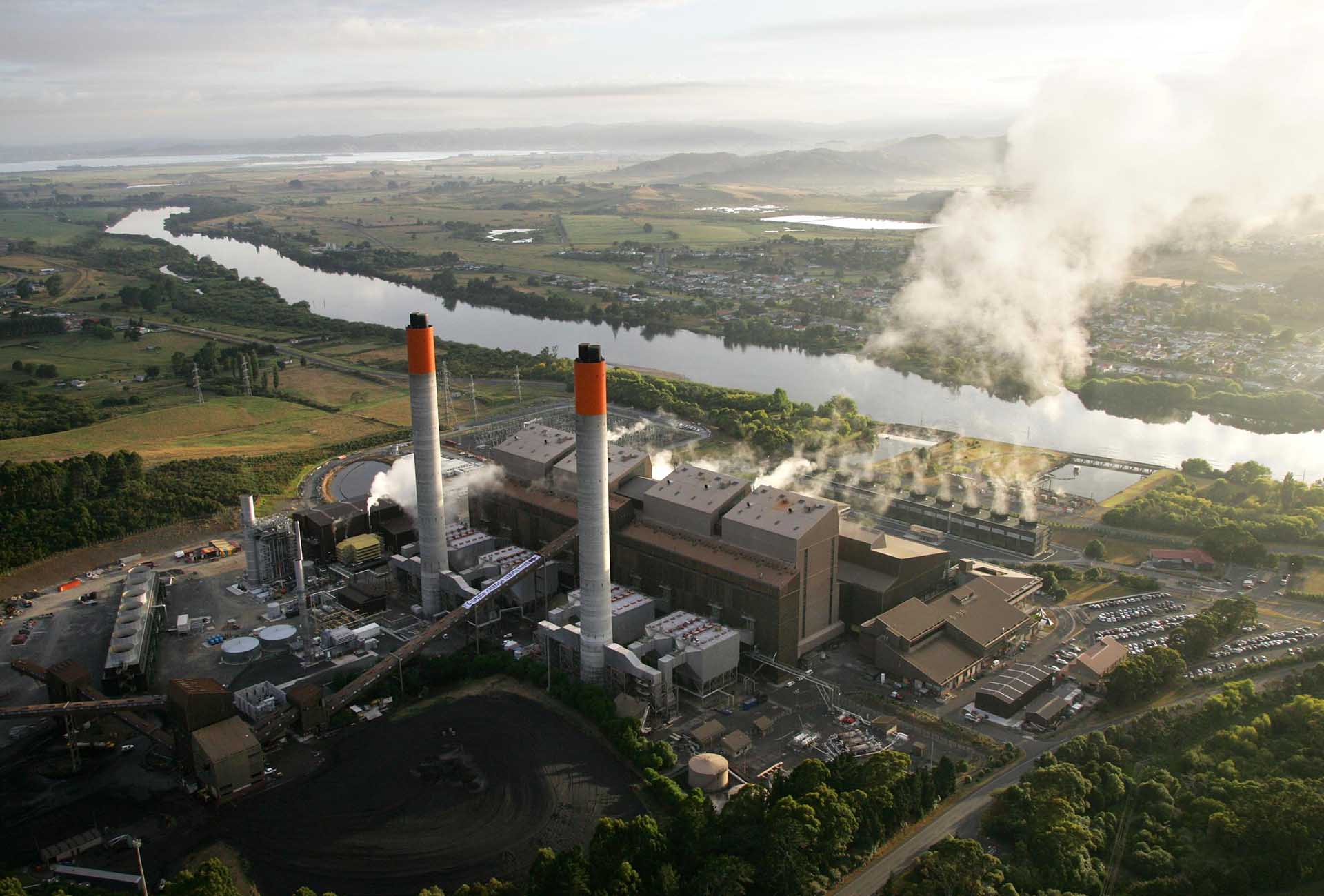 Huntly coal fired power station