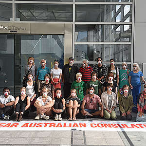 Protests outside Australian Consulates over bushfires