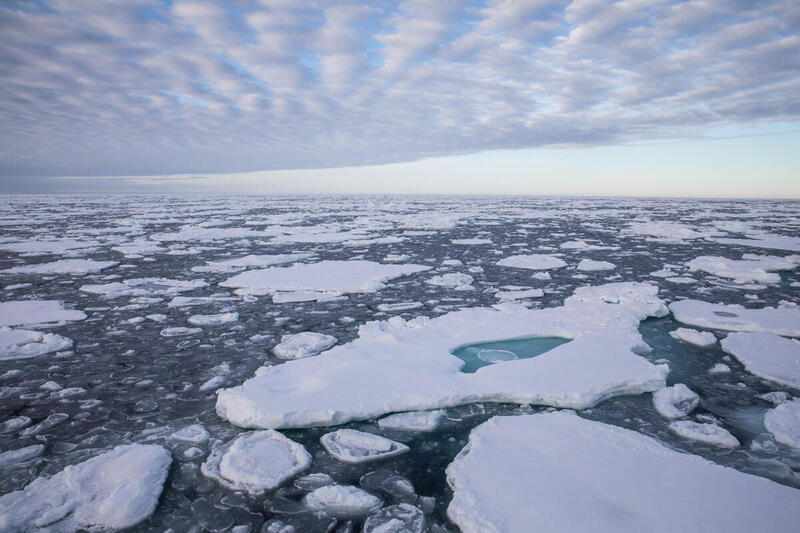 Arctic sea ice minimum reached September 15 2020