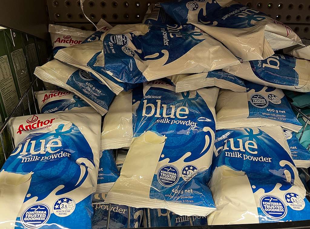 bags of Anchor milk powder