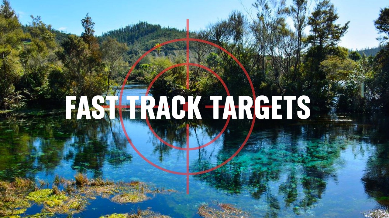 The fast track targets we know of