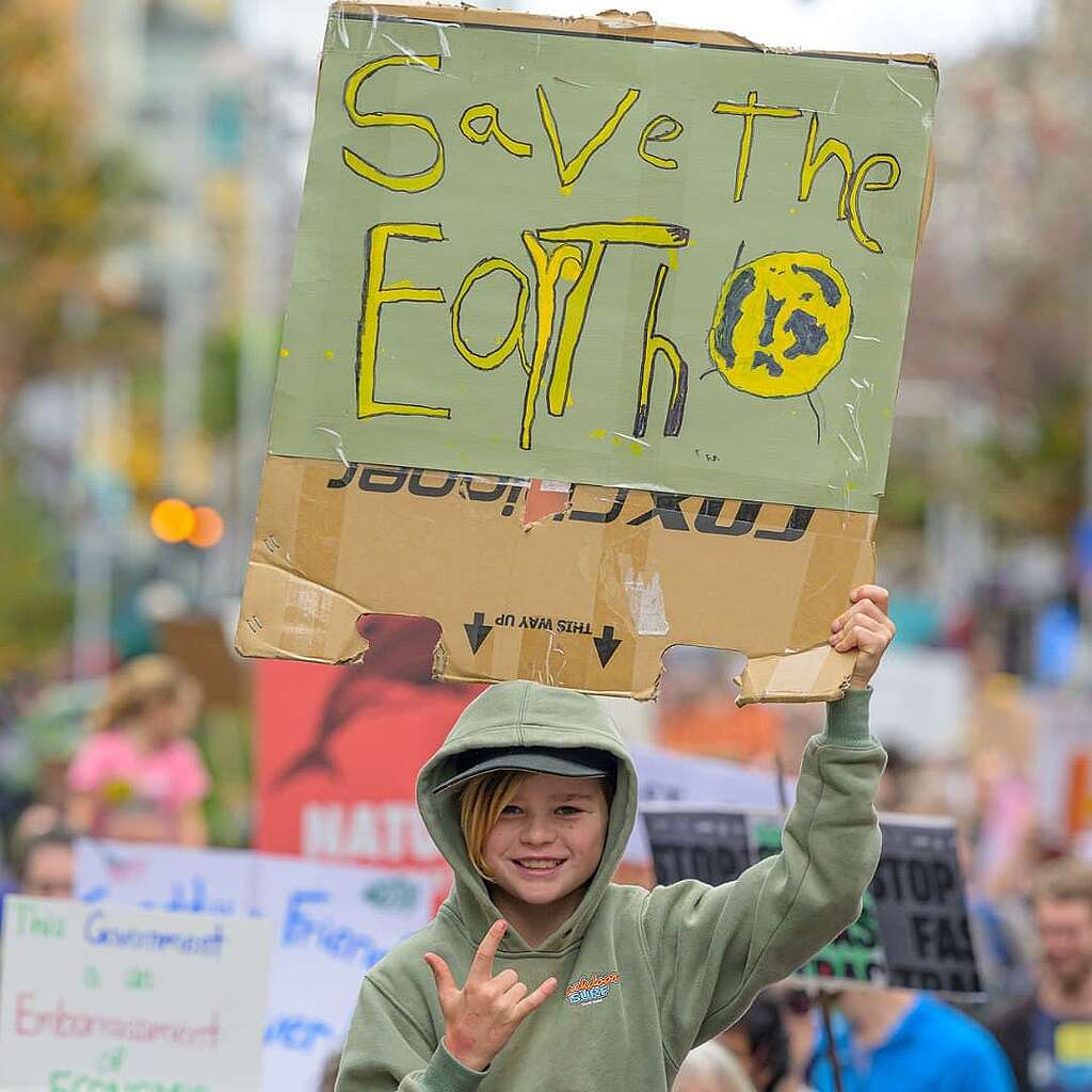 The March for Nature protest against the Government's Fast Track Bill in Auckland on 8 June 2024