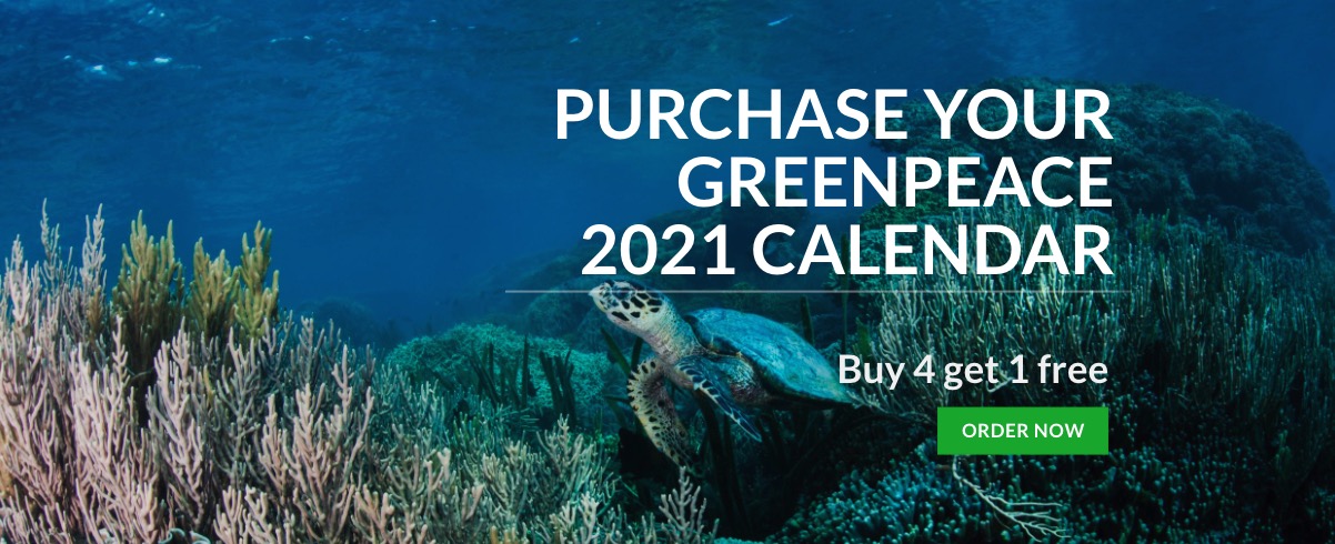 Order your Greenpeace calendar now at https://calendar.greenpeace.nz