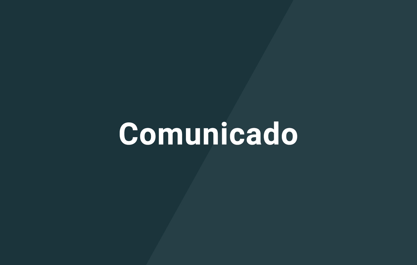 Press Release Comunicado