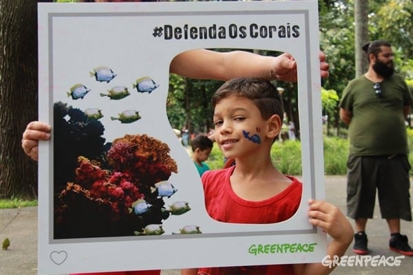 A foto com os corais foi uma das ações realizadas em várias cidades, como Belo Horizonte.