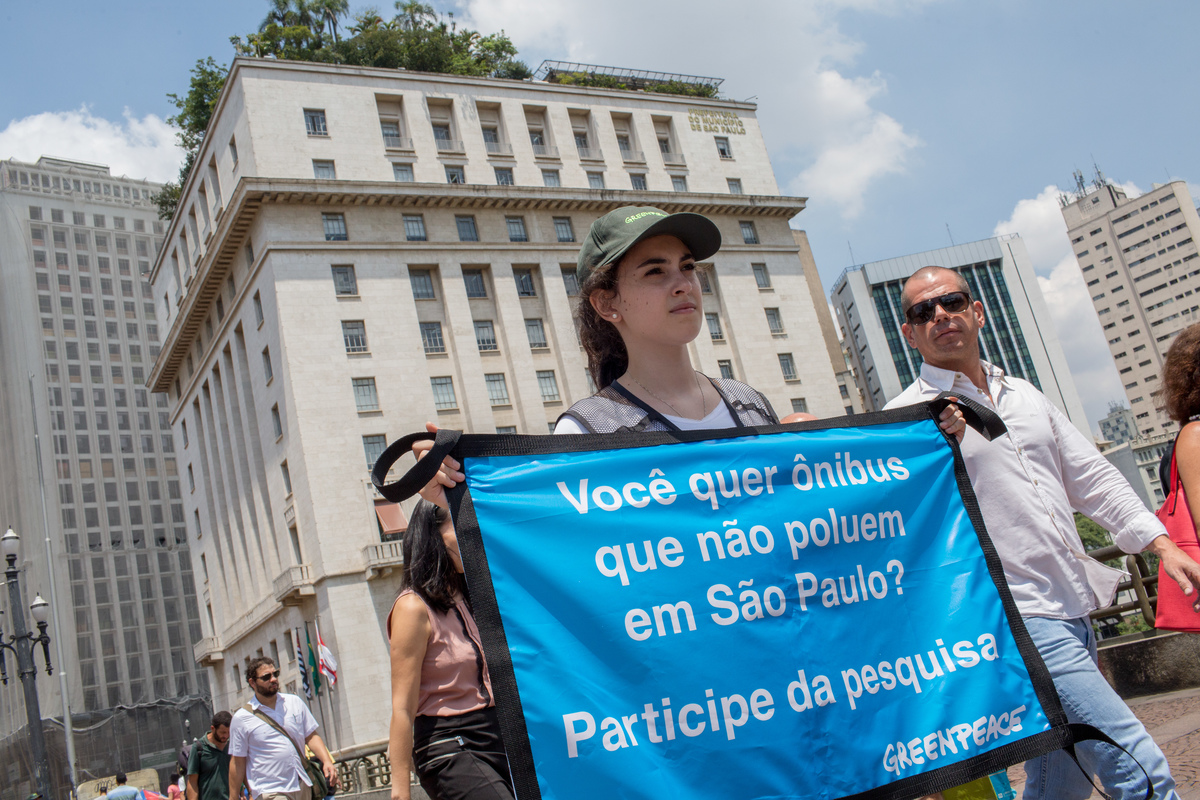 Informal Survey on Non-polluting Buses in São Paulo. © Daniel Kfouri