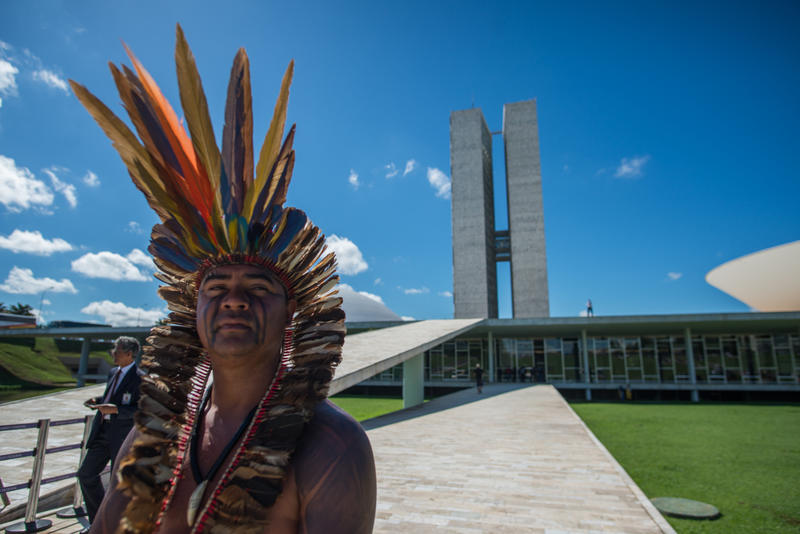 Lideranças indígenas apresentaram suas demandas à Câmara e ao Senado no segundo dia do Acampamento Terra Livre