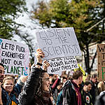Climate Strike in The Hague, Netherlands, 27 September. © Maaike Schauer / Greenpeace