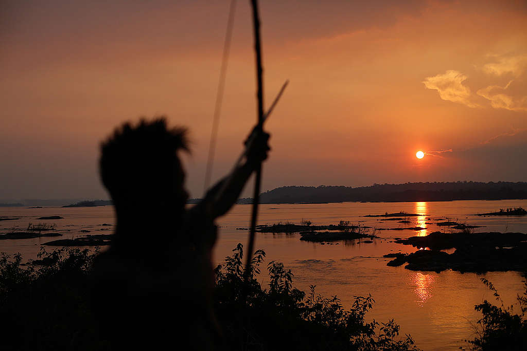 Member of the Munduruku Tribe in the Amazon.