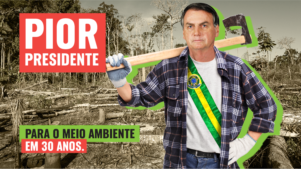 O pior presidente para o meio ambiente em 30 anos - Greenpeace Brasil