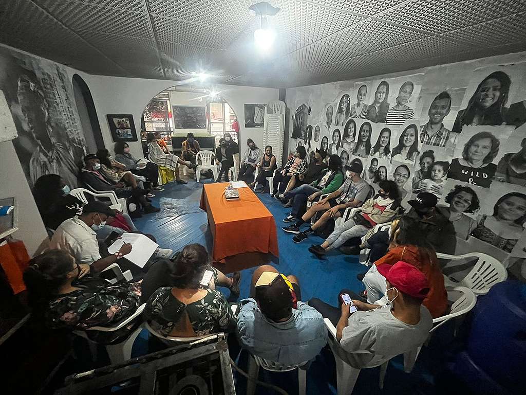 Artivistas em Residência Megafone | Créditos: Lais Cruz @olalais / Sato do Brasil @satodobrasil e Alnilam Orga @alnilamorga 