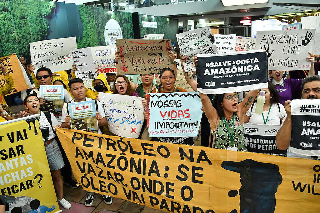 Amazon Summit in Belém, Brazil. © João Paulo Guimarães / Greenpeace