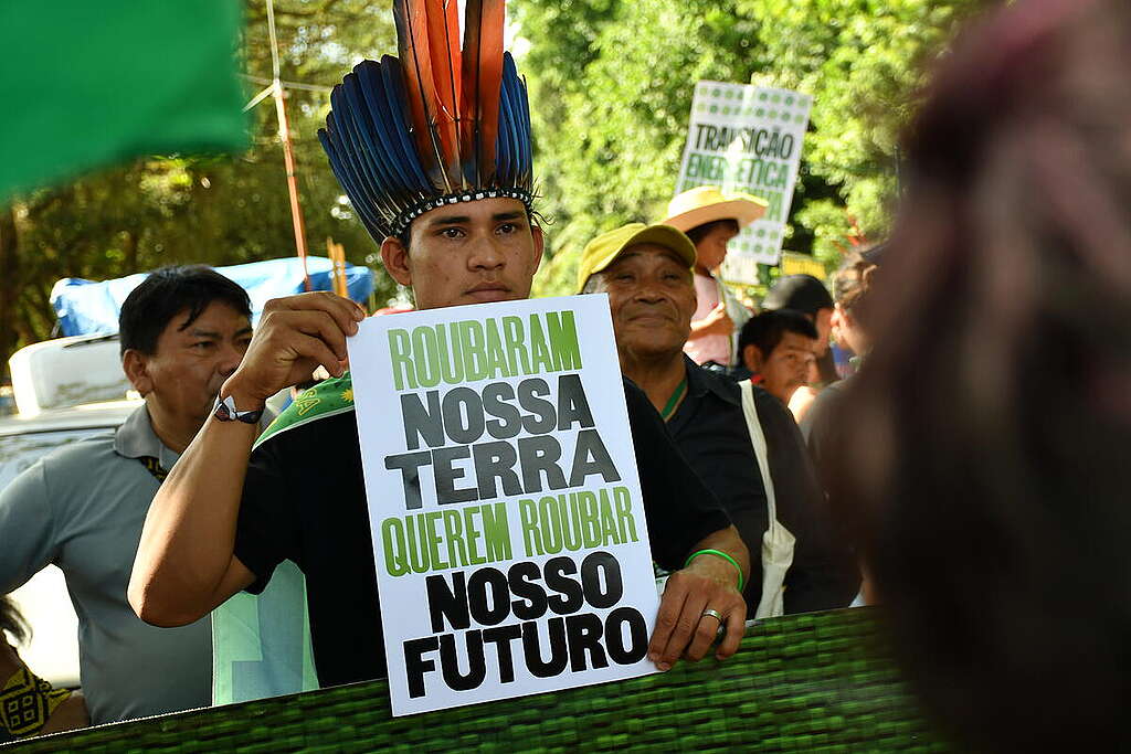 People's March Amazon Summit in Belém, Brazil. © João Paulo Guimarães / Greenpeace