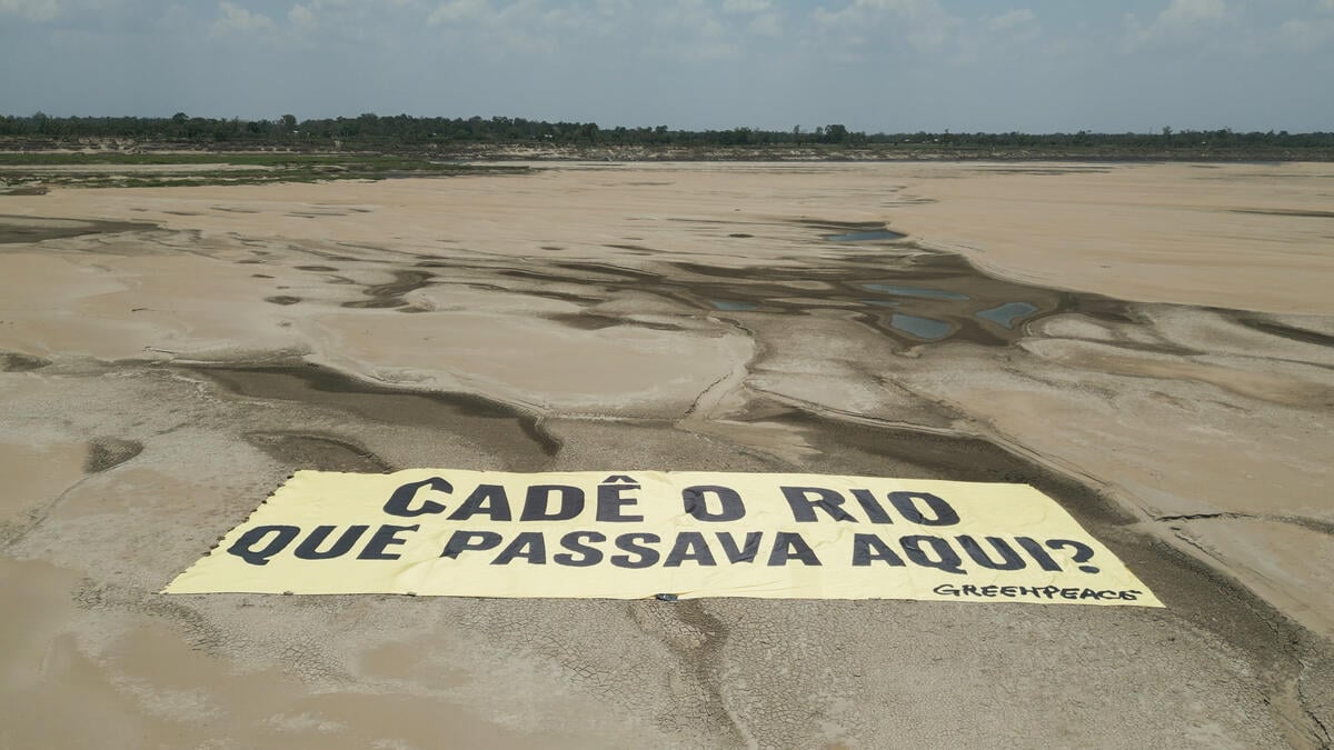 Cadê o rio que passava aqui?