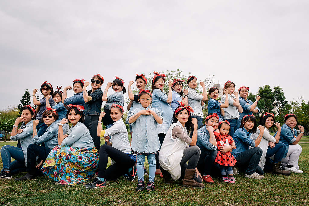 Break Free Activity in Taiwan. © Ай-Джу Ванг / „Грийнпийс“