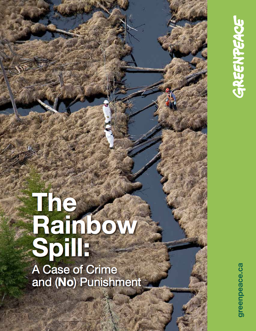 The Rainbow Spill: A Case of Crime and (No) Punishment