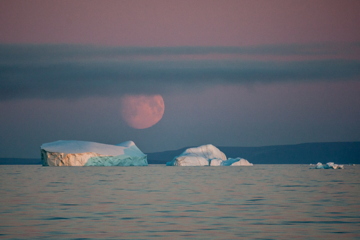 Icebergs in Baffin Bay. © Greenpeace