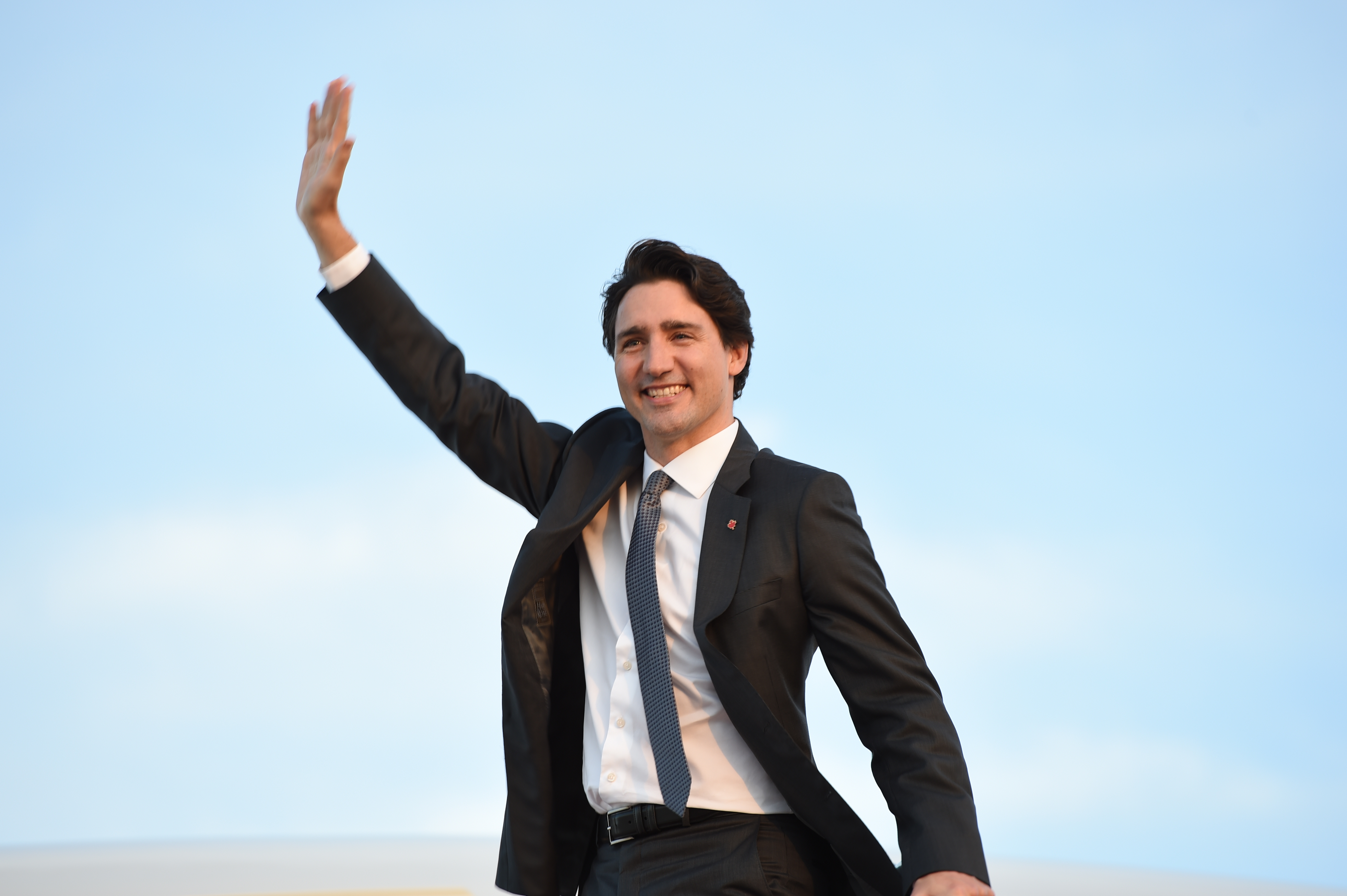 Cérémonie de départ du Premier ministre canadien
