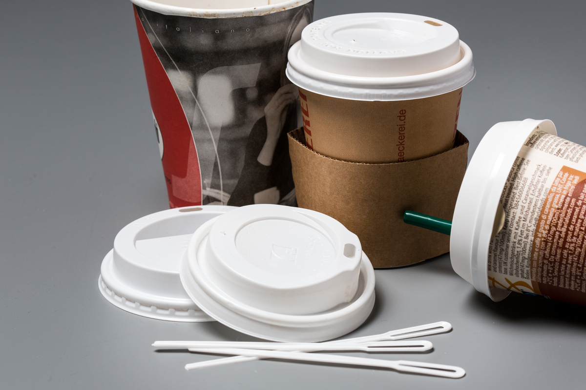 Product Shots of Disposable Cups. © Fred Dott / Greenpeace