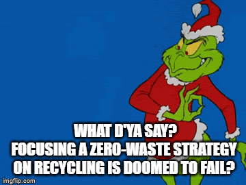 Plastic recycling grinch