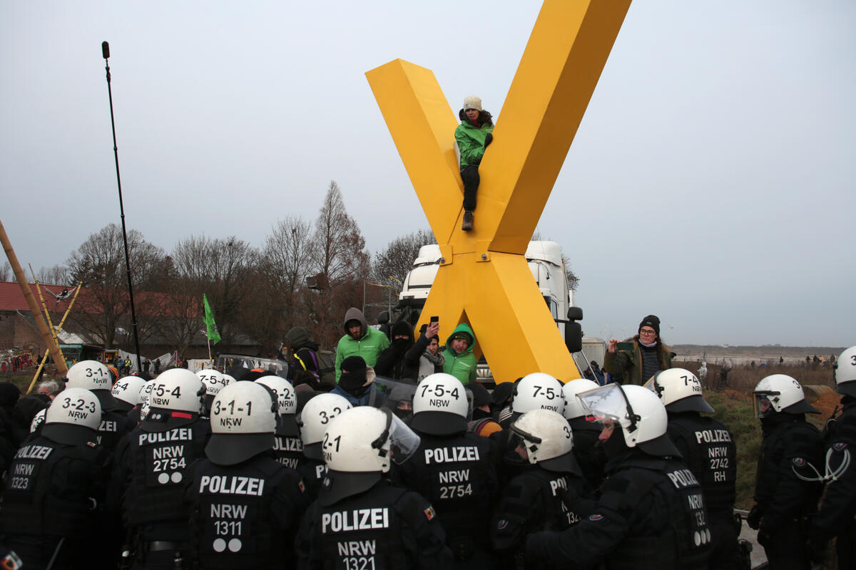 Police Evict Activists in Lützerath.