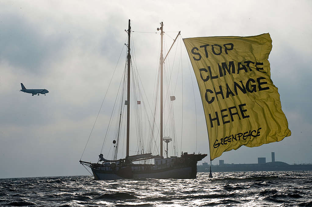 greenpeace trimaran