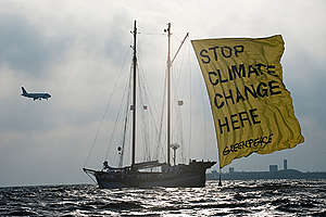 MV Beluga at COP15 in Copenhagen. © Christian Åslund