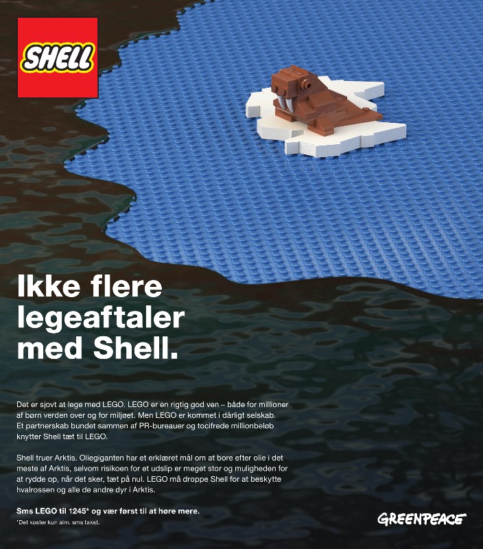 Ikke flere legeaftaler med Shell - Greenpeace Danmark