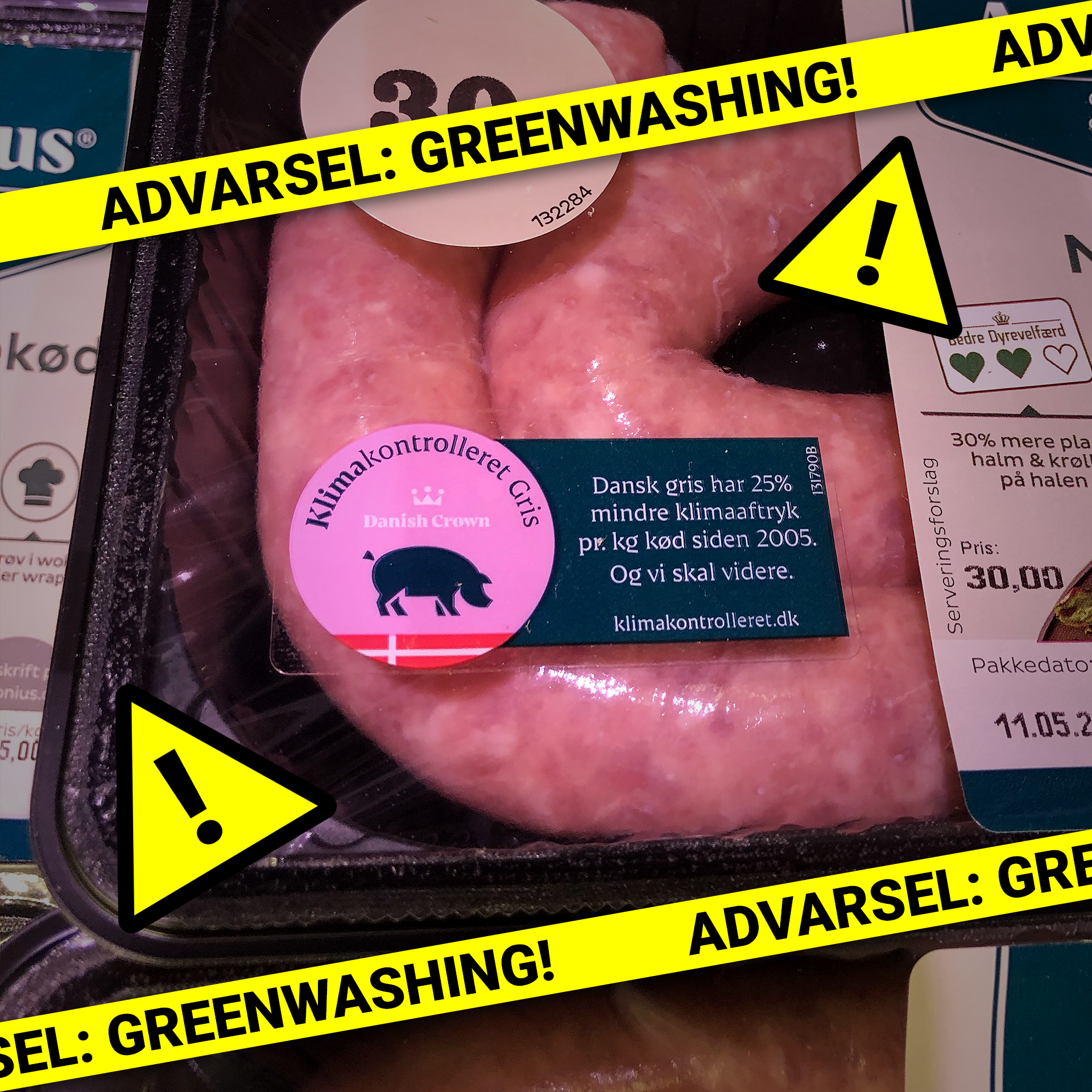 Greenwashing af svinekød fra Danish Crown