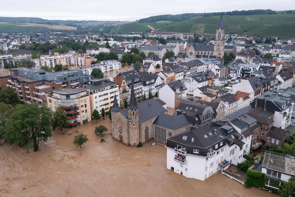 Rain Catastrophe in Bad Neuenahr Germany. © Dominik Ketz / Greenpeace