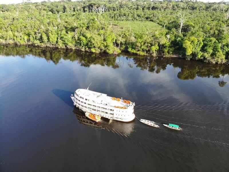 Amazonas-bådekspedition  "The Amazon we need". © Todd Southgate / Greenpeace