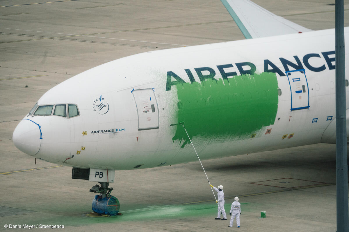 European airlines not meeting climate commitments - Greenpeace European Unit