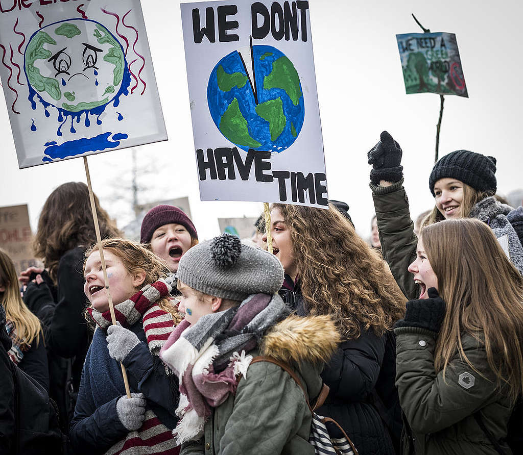 Demonstration and Student Strike for More Climate Protection in Berlin. © Mike Schmidt