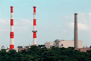 TOKAIMURA nuclear reprocessing facilities, Tokaimura, near Tokyo, Japan. © Greenpeace / Andrew MacColl