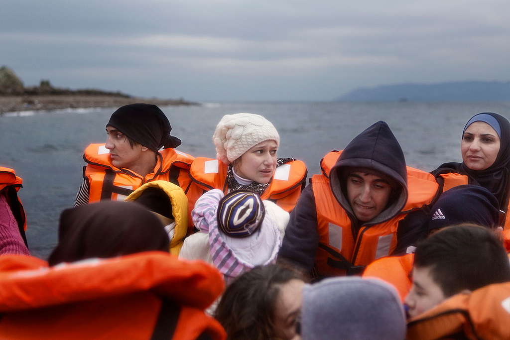 MSF and Greenpeace Rescue Refugees in Aegean Sea. © Alessandro Penso / MSF / Greenpeace