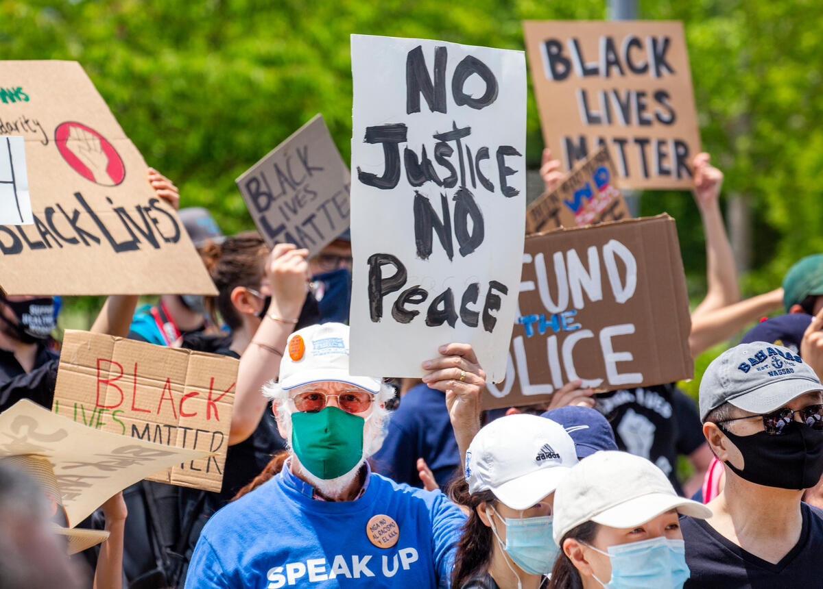Juneteenth Protests in Washington DC. © Tim Aubry / Greenpeace