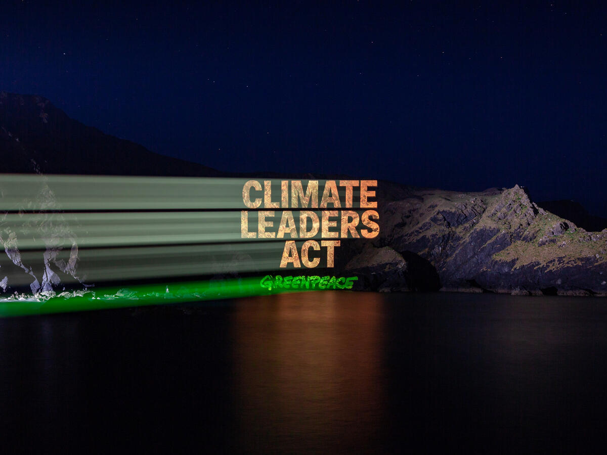 300 Drones, 1 Message: Act Now - Action in Cornwall - Stills from Video. © Greenpeace