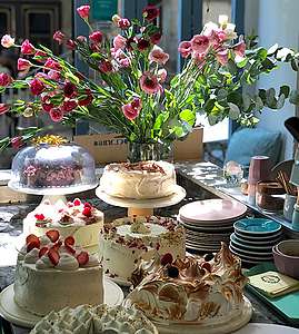 中環的一間Café主打無麩質蛋糕，賣相精緻漂亮，受到不少女士的歡迎。©Sweetpea Cafe